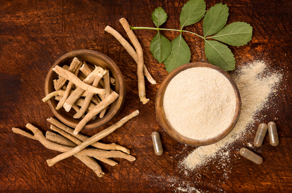 ashwagandha root powder benefits natural supplement stress sleep anxiety